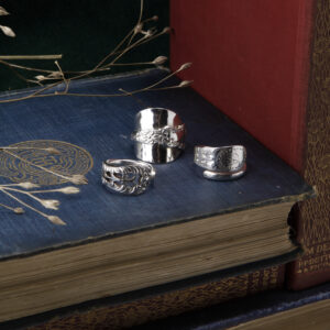 Spoon rings in sterling silver